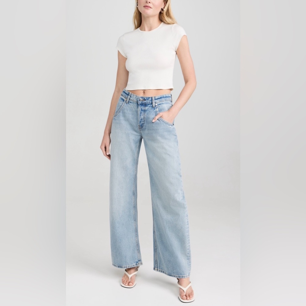 EB Denim Enzo Barrel Leg Jeans 27 midrise NEW w/ Tags